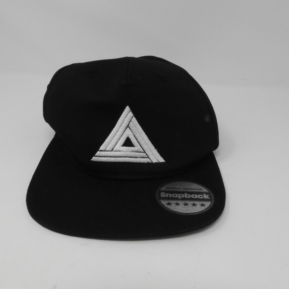 Original Headwear Snapback White Triangle Hat NWOT